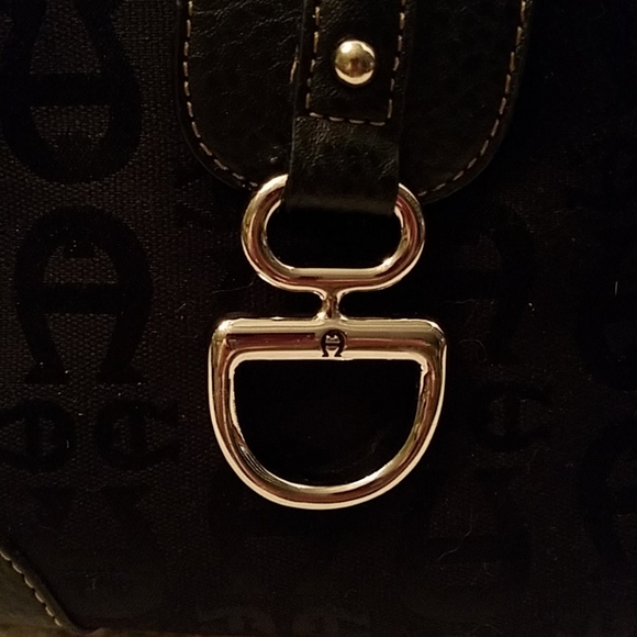 NWOT Black Aigner Purse - Picture 2 of 5